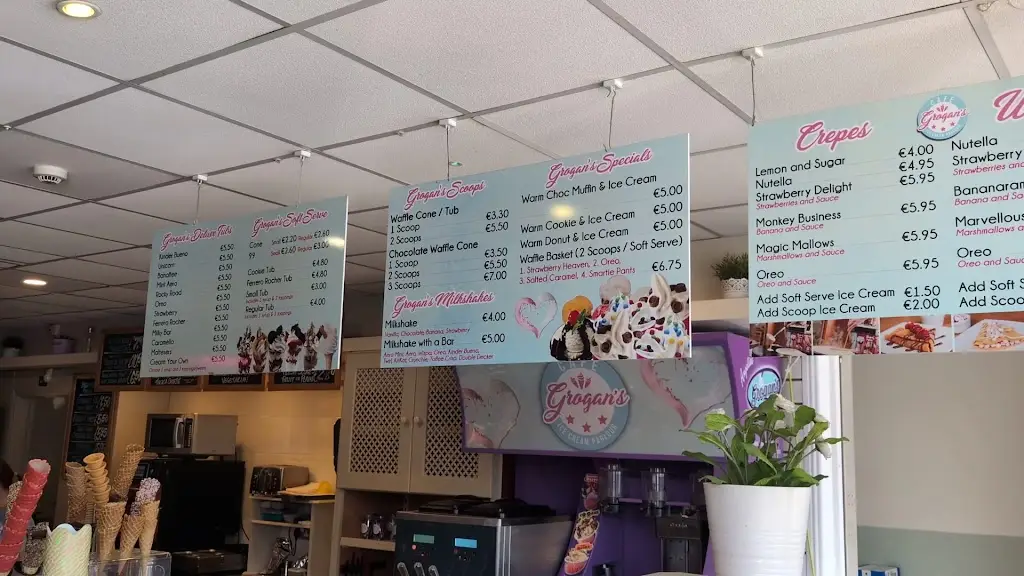 Menu_Grogan's Café and Ice Cream Parlour_Cashel_imagen_1