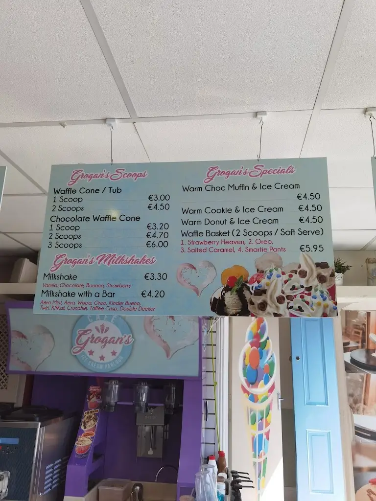 Menu_Grogan's Café and Ice Cream Parlour_Cashel_imagen_4
