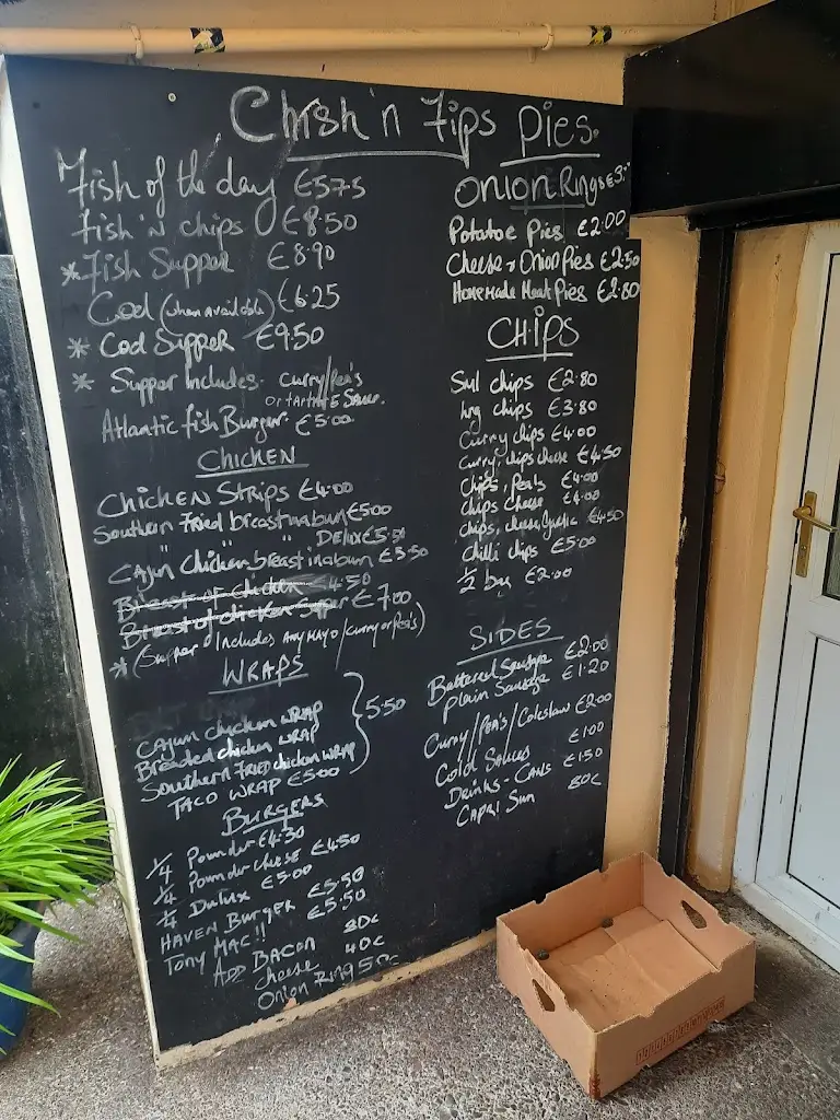 Menu_Chish 'N' Fips_Crosshaven_image_1