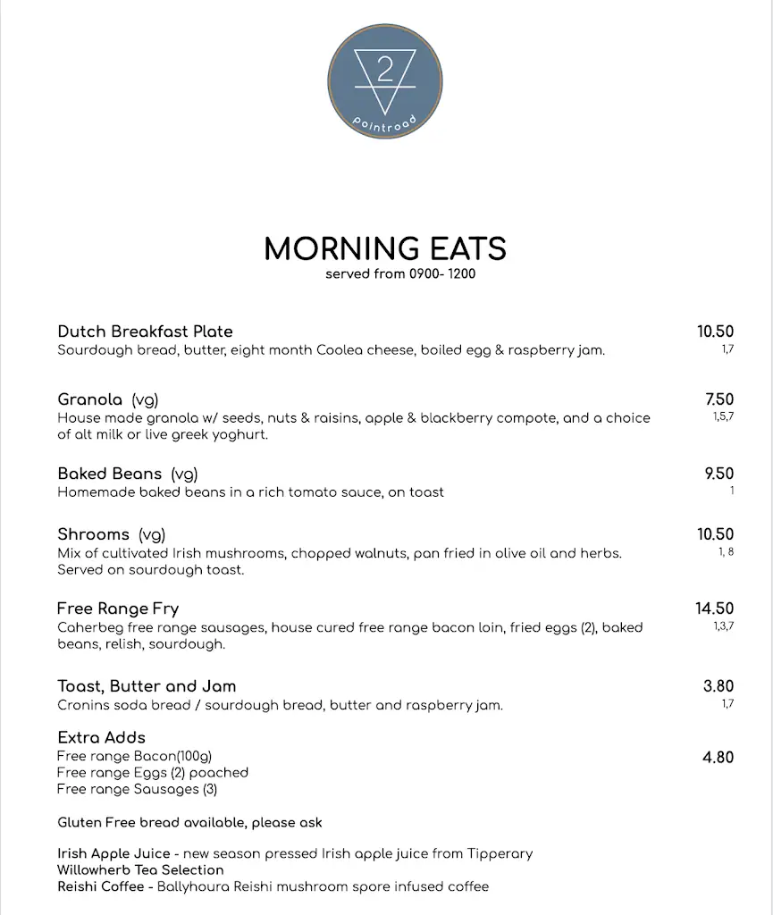 Menu_2pointroad_Crosshaven_immagine_1