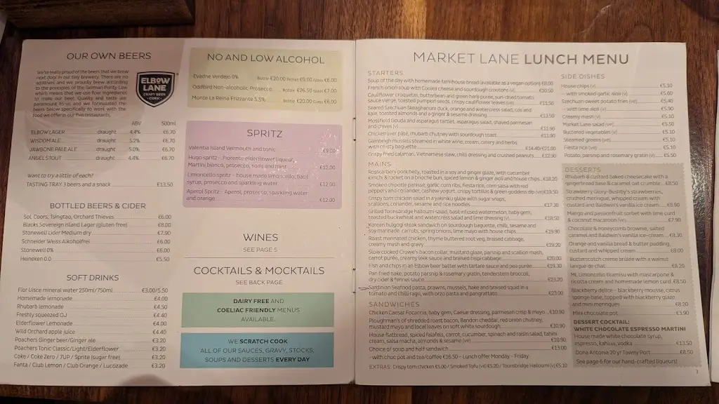 Menu_Market Lane_Cork_immagine_1