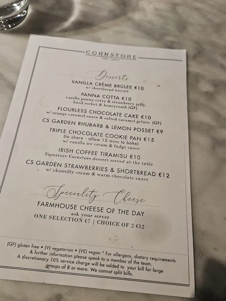 Menu_Cornstore Cork_Cork_image_3