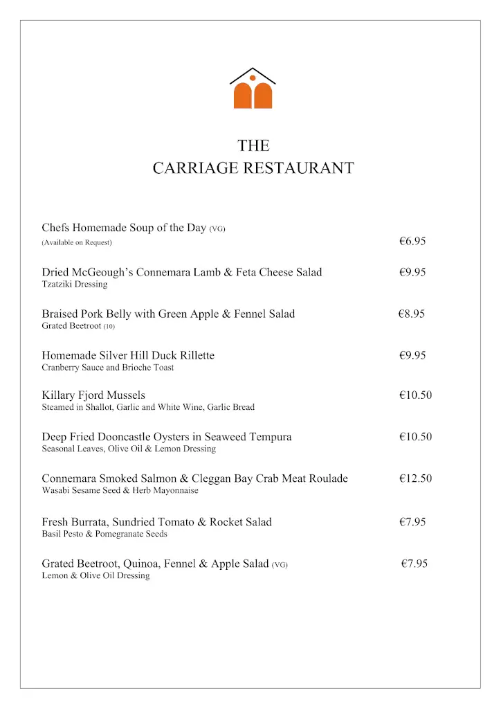 Menu_Carriage Restaurant_Clifden_image_2