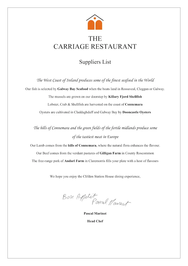 Menu_Carriage Restaurant_Clifden_image_4