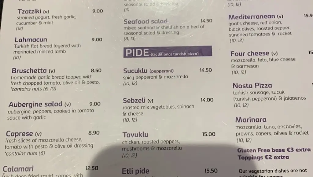 Menu_Nosta Restaurant_Cork_imagen_4