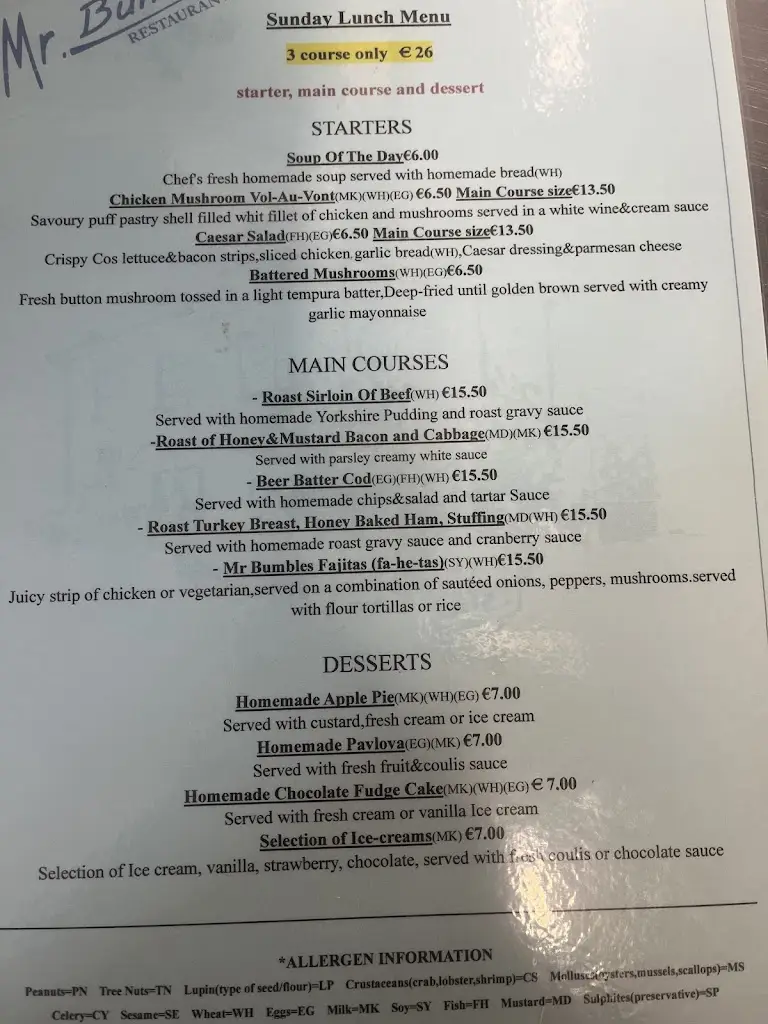 Menu_Mr Bumbles_Cluain Meala_image_2