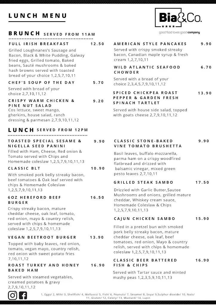 Menu_Bia & Co_Claregalway_imagen_2