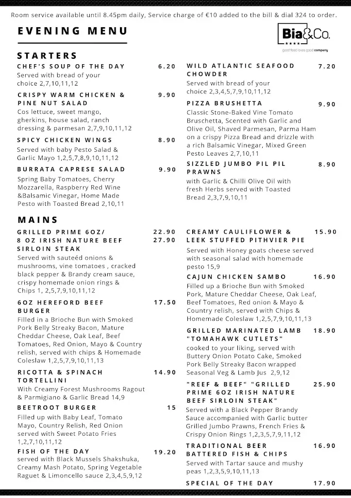 Menu_Bia & Co_Claregalway_imagen_3