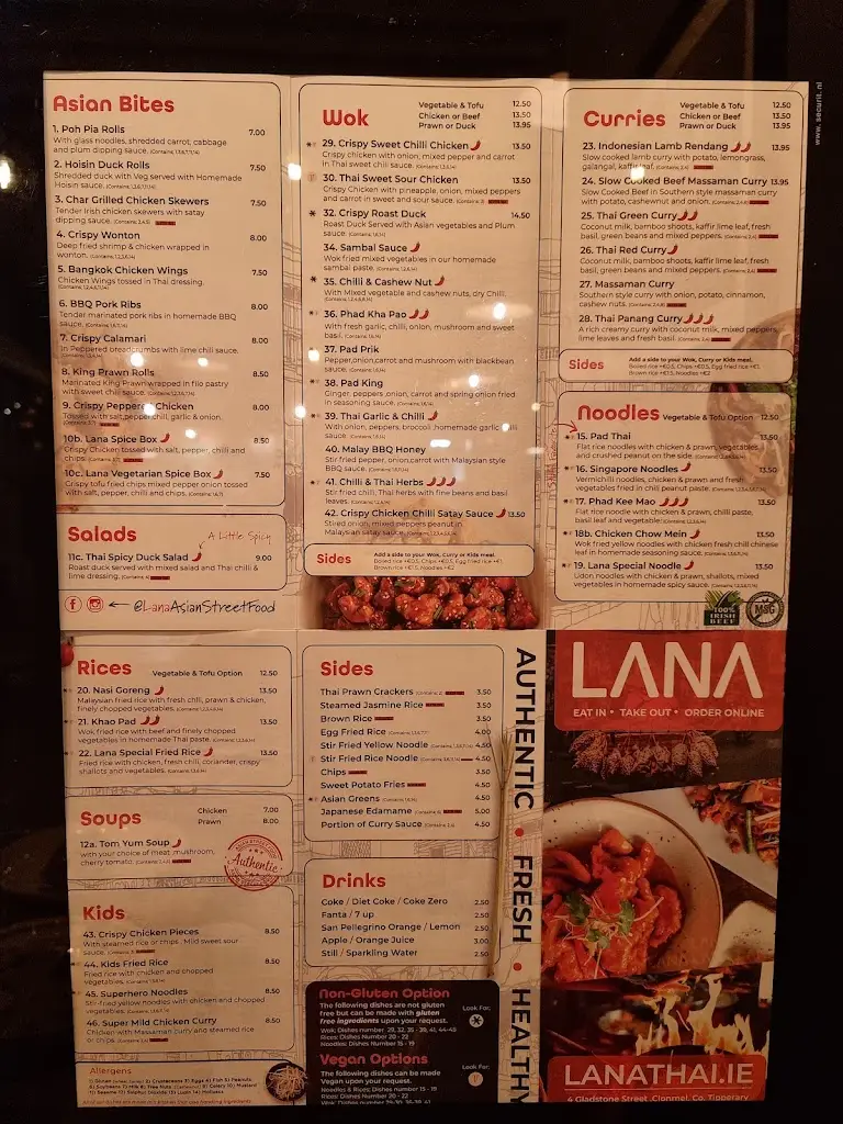 Menü_Lana Clonmel Asian Street Food_Cluain Meala_Bild_3