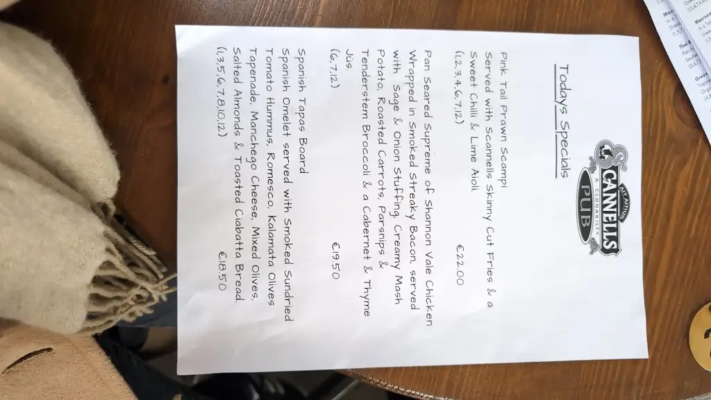 Menu_Scannell's Bar_Clonakilty_image_4