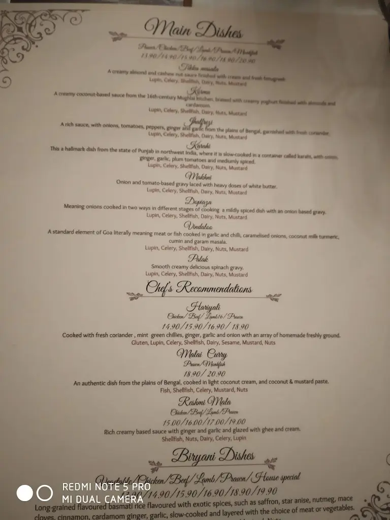 Menu_Mirch Masala Indian Restaurant_Clonakilty_image_2