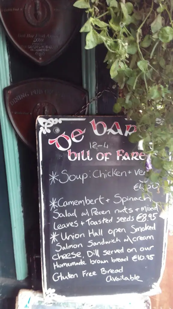 Menu_DeBarra's Folk Club_Clonakilty_image_3