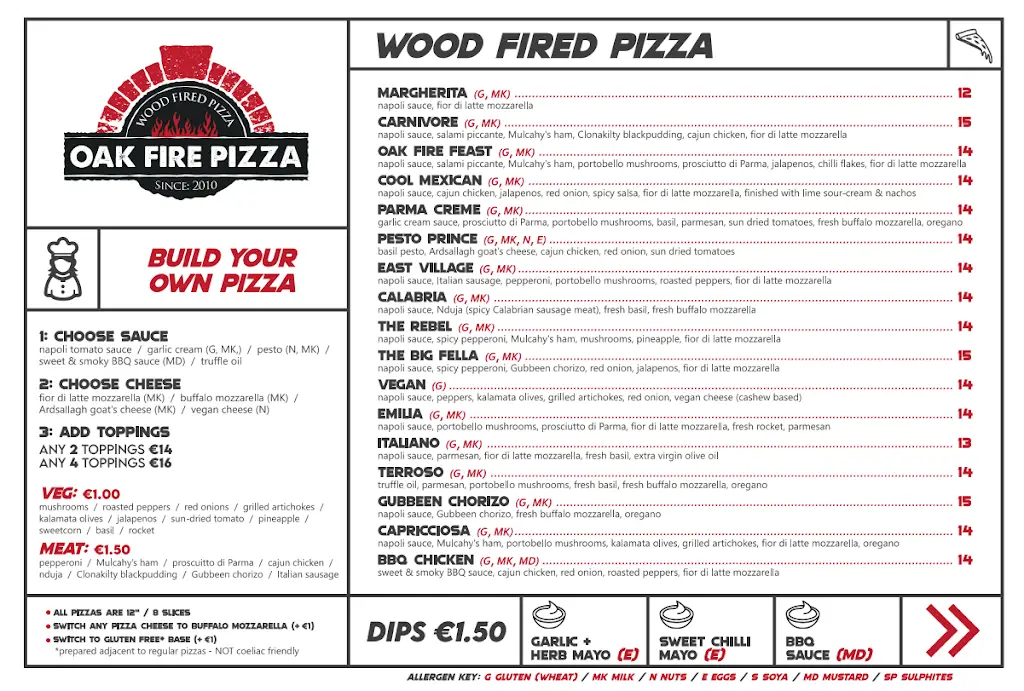 Menu_Oak Fire Pizza - Clonakilty_Clonakilty_image_4