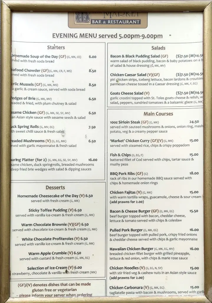 Menu_The Market Bar & Restaurant_Ennis_image_2