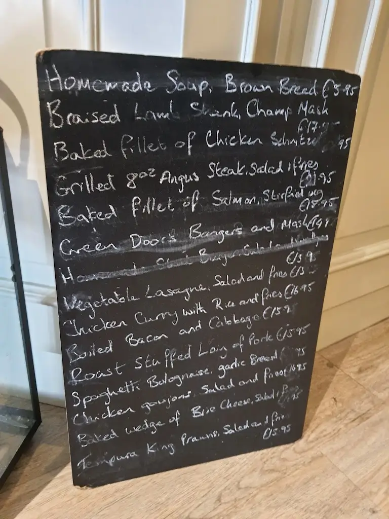 Menu_The Green Door_Castleisland_image_1