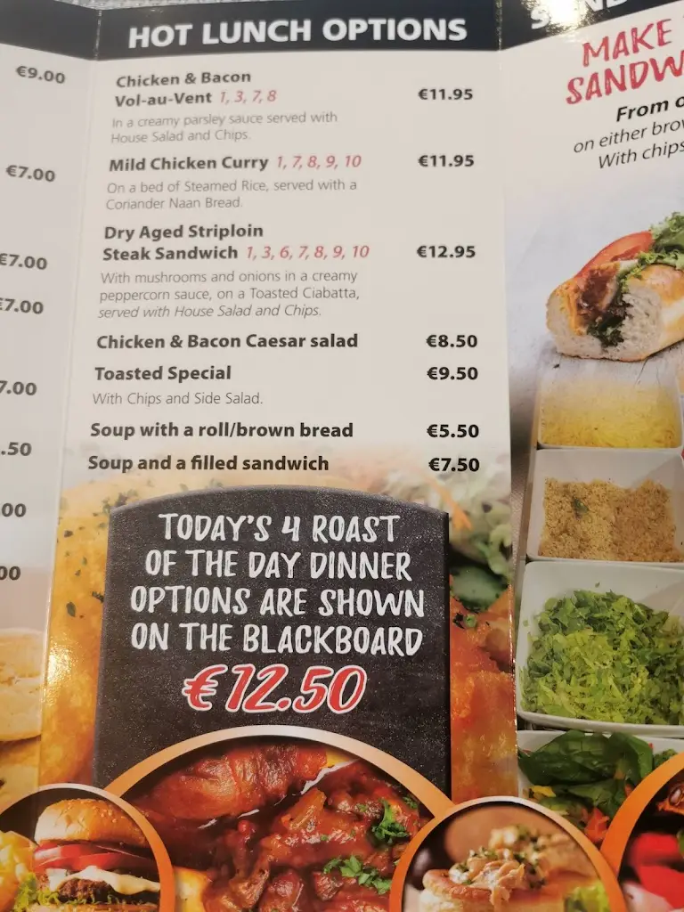 Menu_Cronin Restaurant, CastleMeats Butchers, Deli and Outside Catering Ltd_Castleisland_image_2