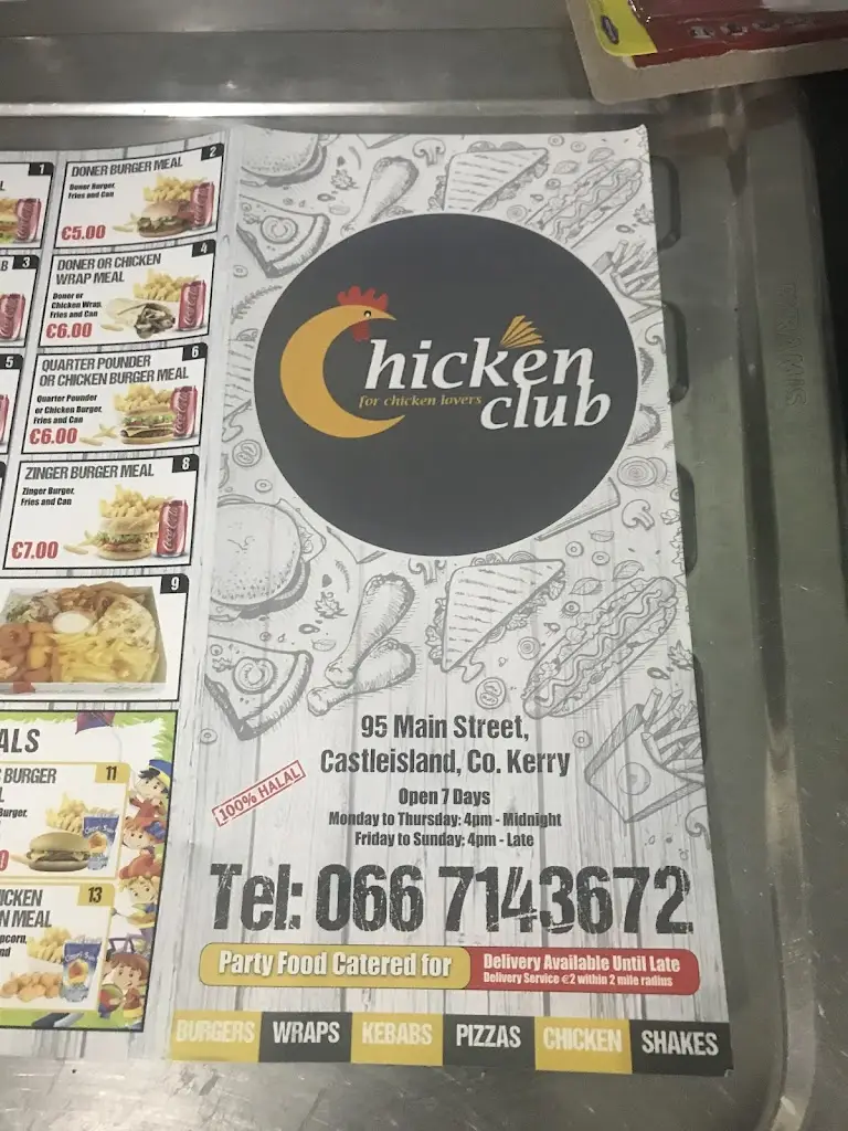 Menu_Chicken Club Castleisland_Castleisland_image_4