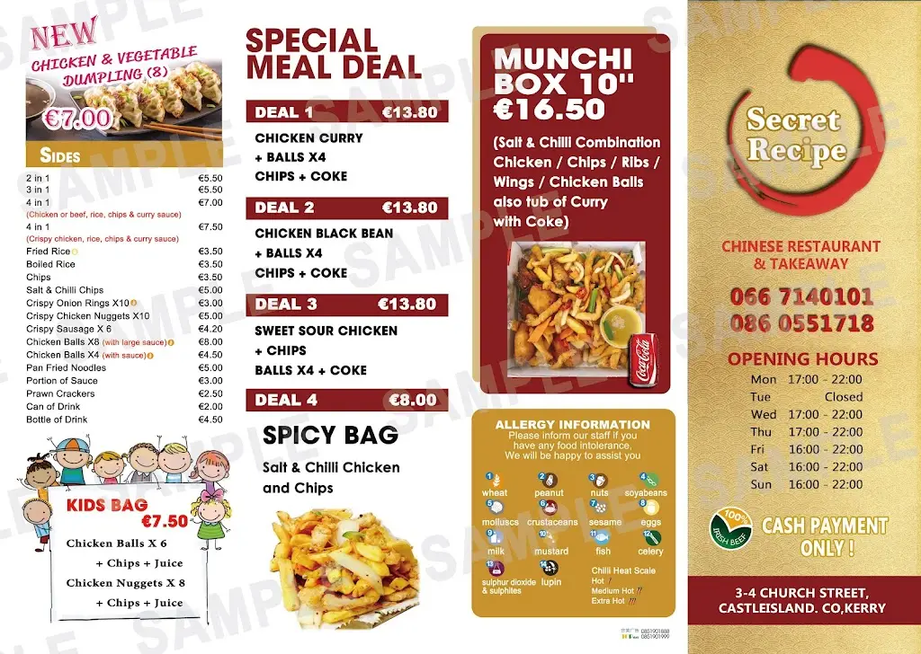 Menu_Secret Recipe_Castleisland_image_1