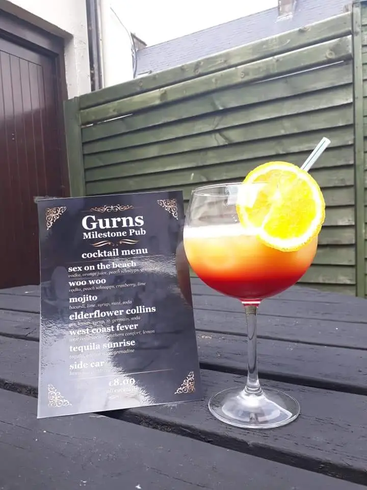 Menu_Gurn's Milestone & Restaurant_Manorhamilton_image_5