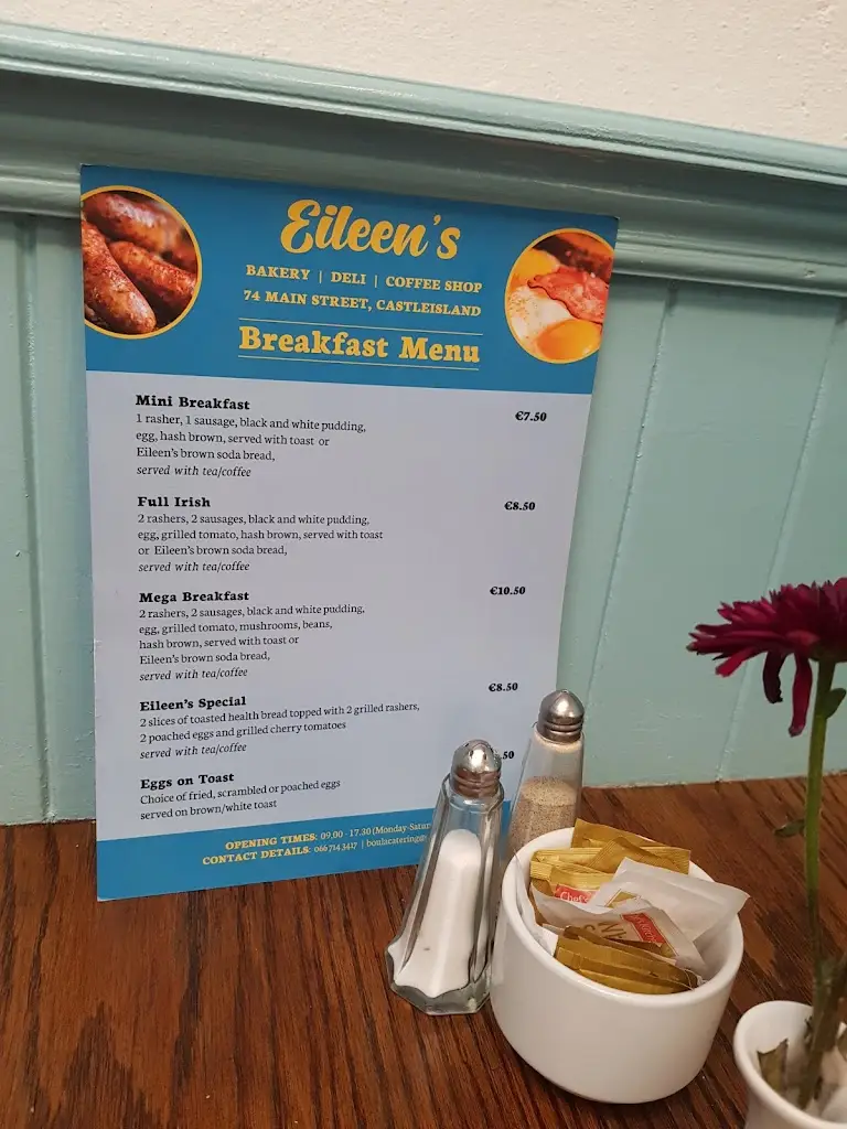 Menu_Eileen's Bakery, Deli & Coffee Shop_Castleisland_image_2