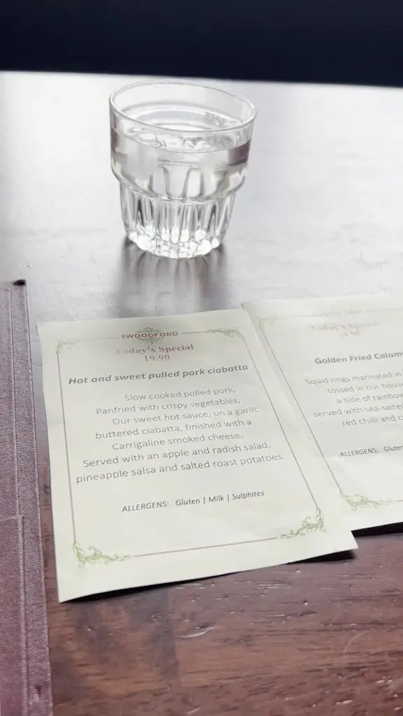 Menu_The Woodford_Cork City_image_2