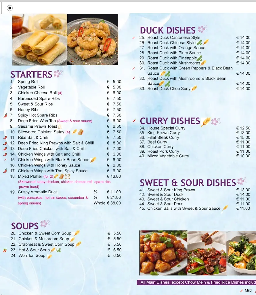 Menu_Fen Fong Chinese Restaurant_Dunmanway_image_2