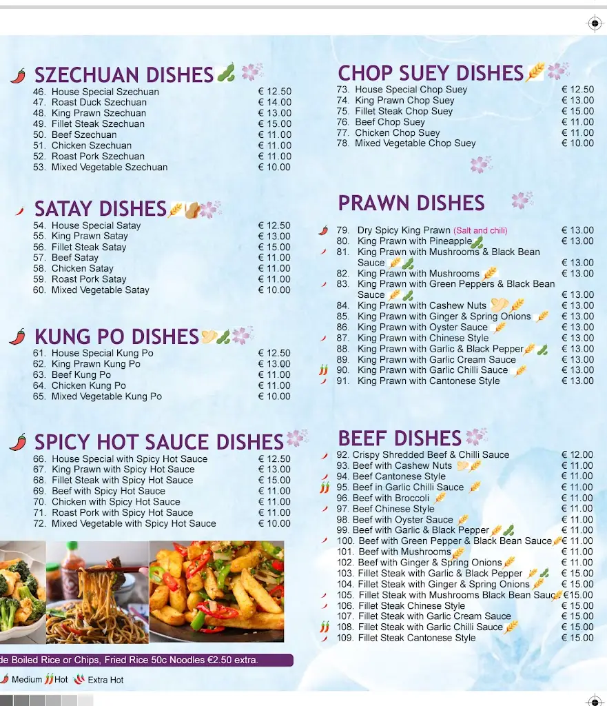 Menu_Fen Fong Chinese Restaurant_Dunmanway_image_3
