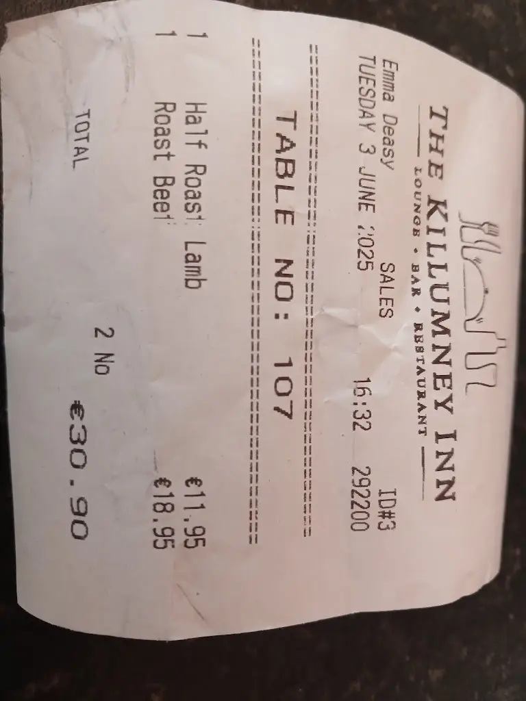 J Cronin_The Killumney Inn_Killumney_review