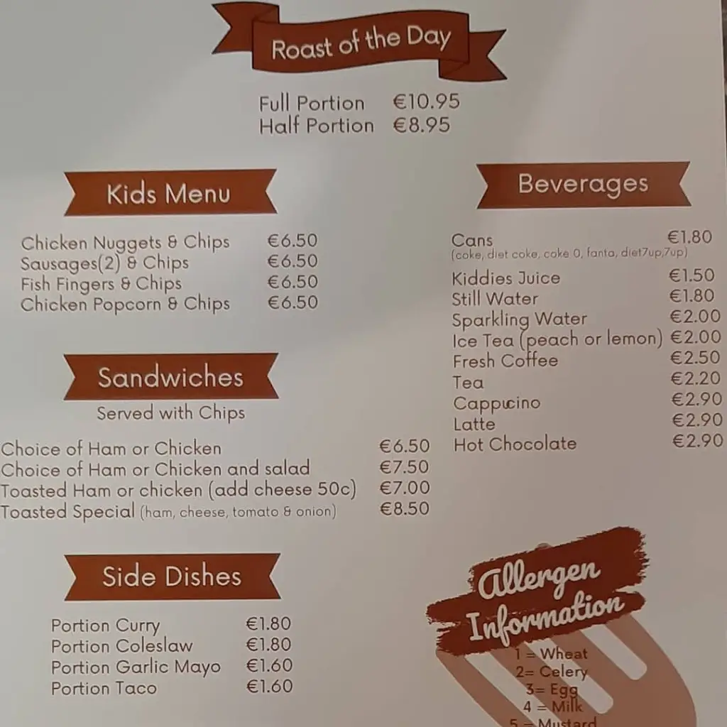 Menu_The Square Grill_Dungarvan_image_1