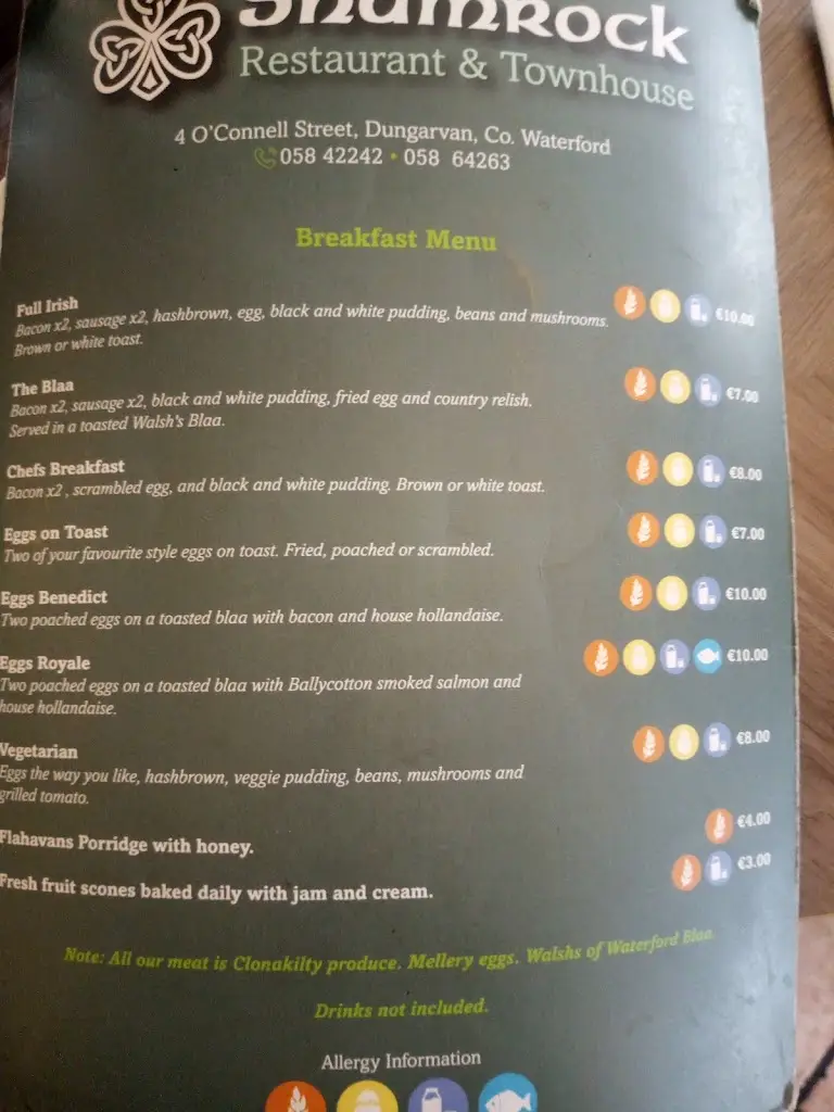 Menu_Shamrock_Dungarvan_image_1