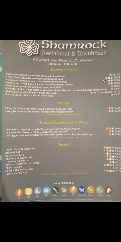 Menu_Shamrock_Dungarvan_image_2