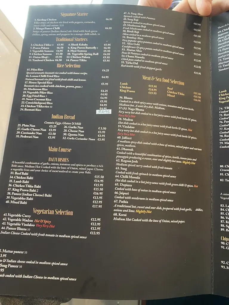 Menu_Tandoori Nights_Kilmallock_image_3