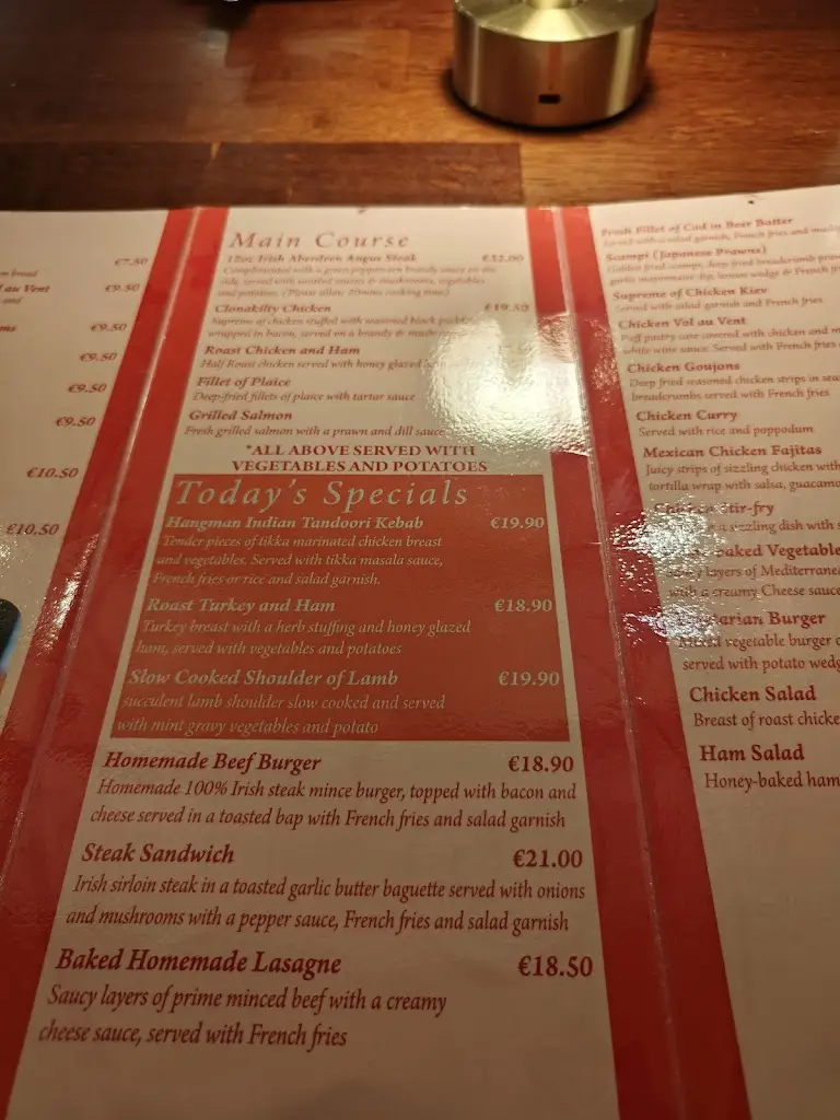 Menu_Corbett Court_Kilmallock_image_1