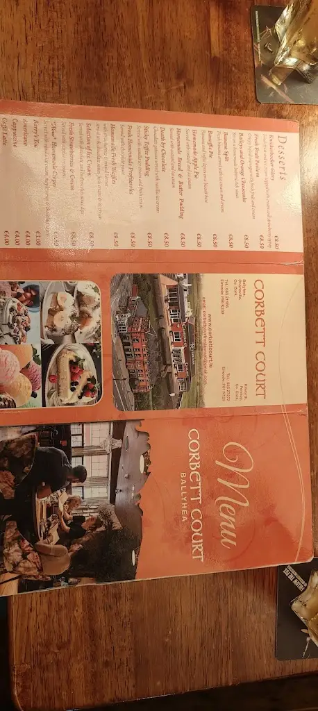 Menu_Corbett Court_Kilmallock_image_4