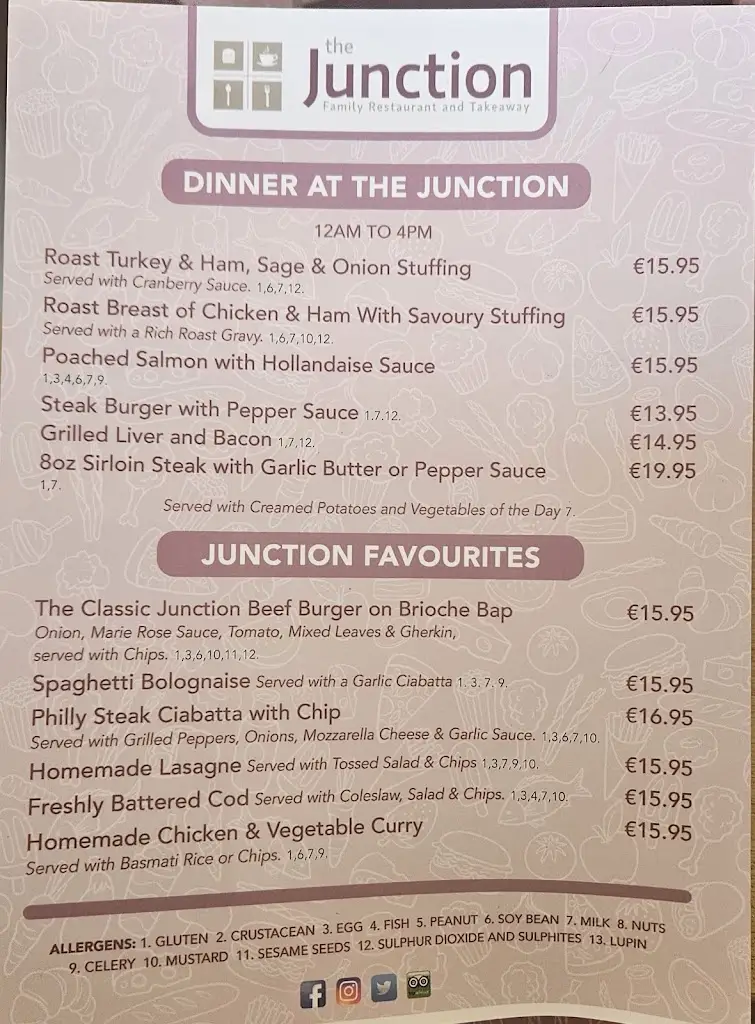 Menu_The Junction_Ballina_image_1