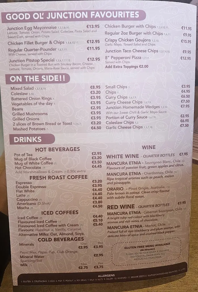 Menu_The Junction_Ballina_image_2