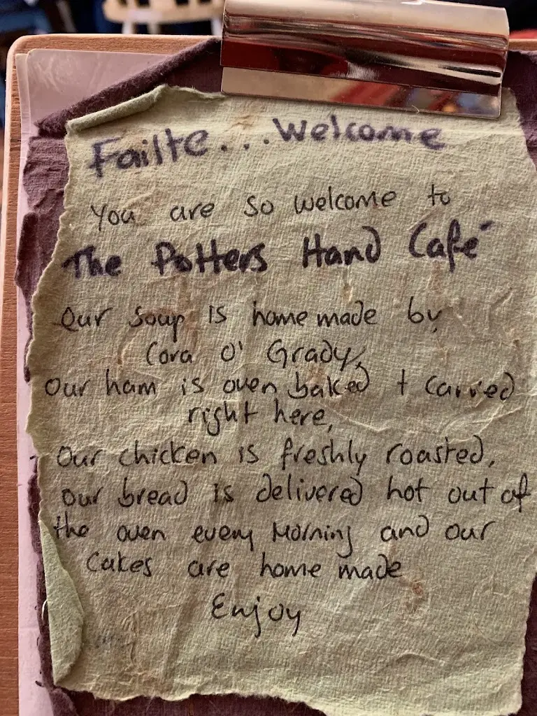 Menu_The Potter's Hand Cafe_Kilrush_imagen_3