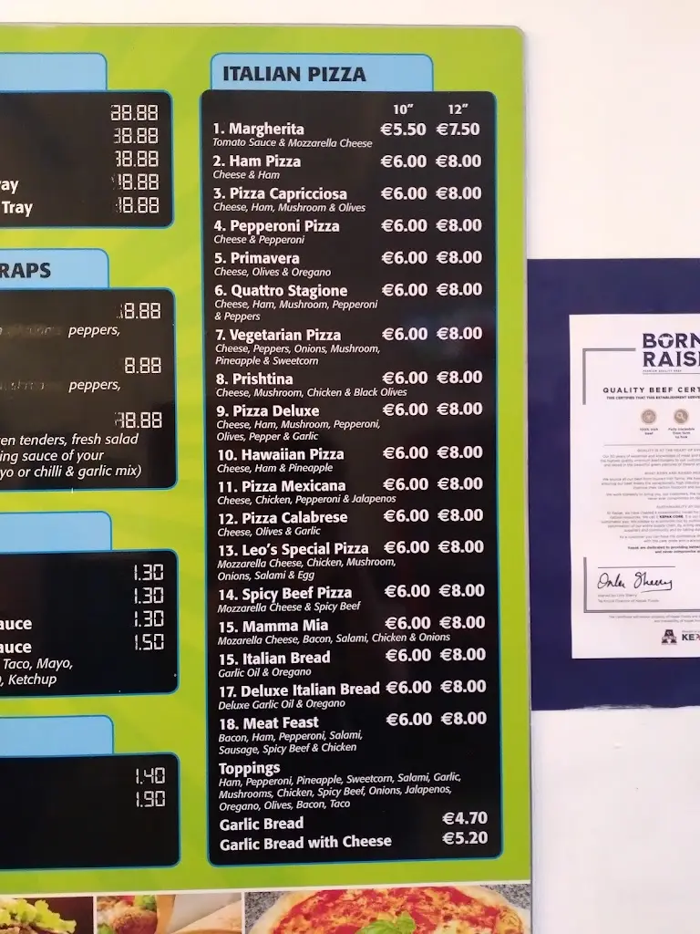 Menu_Roma Take Away_Kilrush_image_1