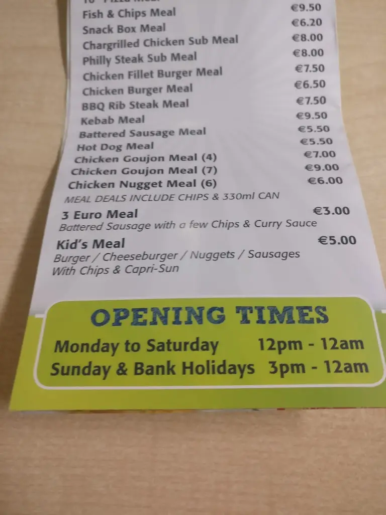 Menu_Roma Take Away_Kilrush_image_4