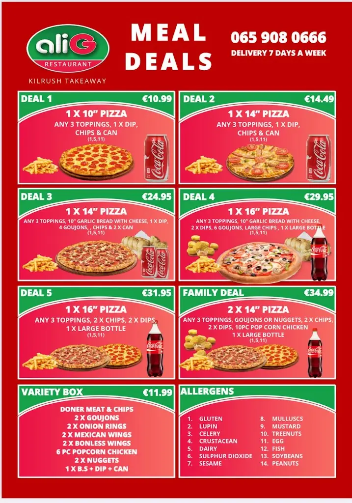 Menu_ALI G RESTAURANT_Kilrush_image_4