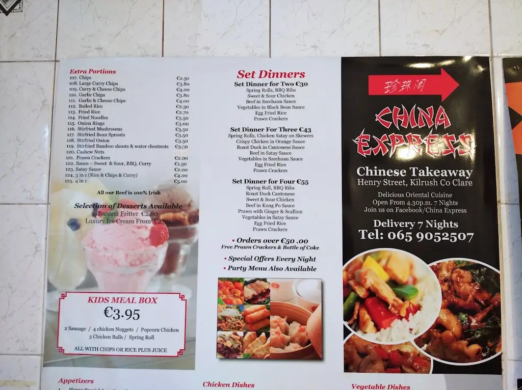 Menu_China Express_Kilrush_image_4