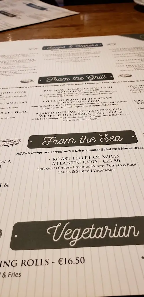 Menü_Granvilles Bar & Grill_Macroom_Bild_4