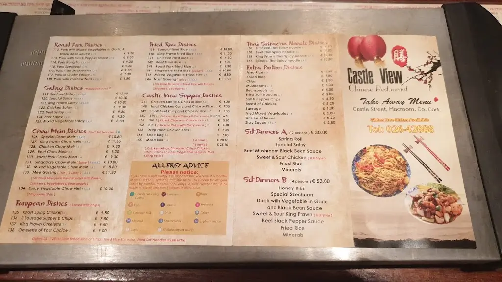 Menu_The Castle View Chinese Restaurant_Macroom_image_2