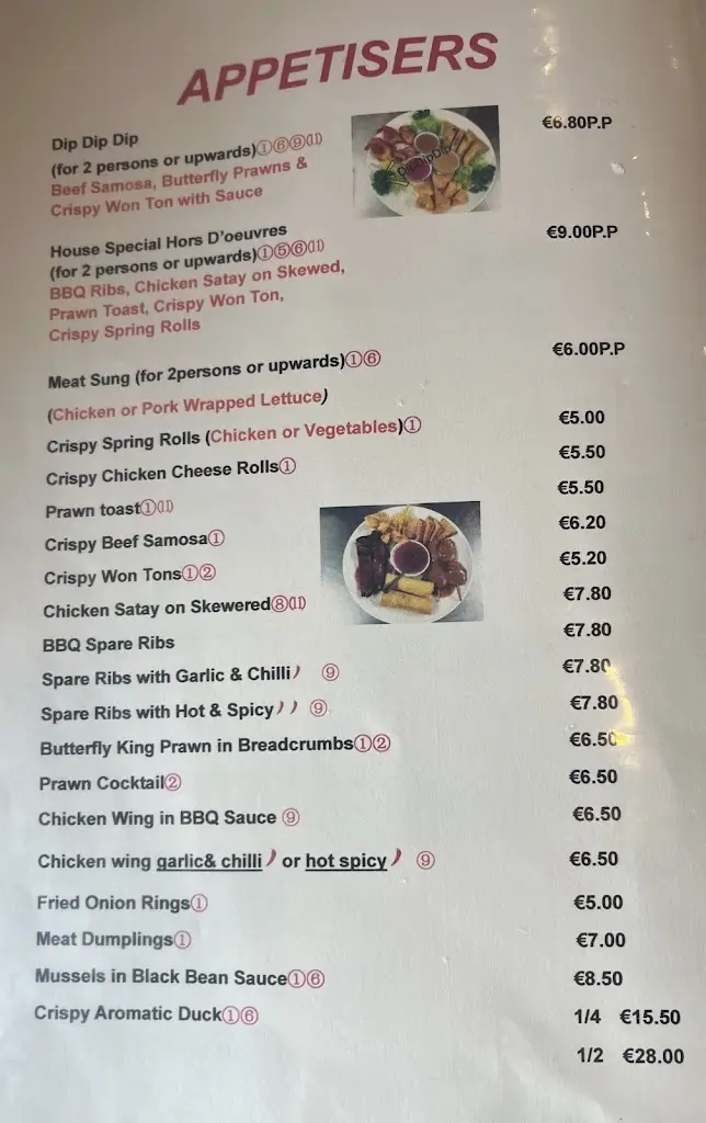 Menu_Hong Kong Chinese Restaurant_Fermoy_image_1