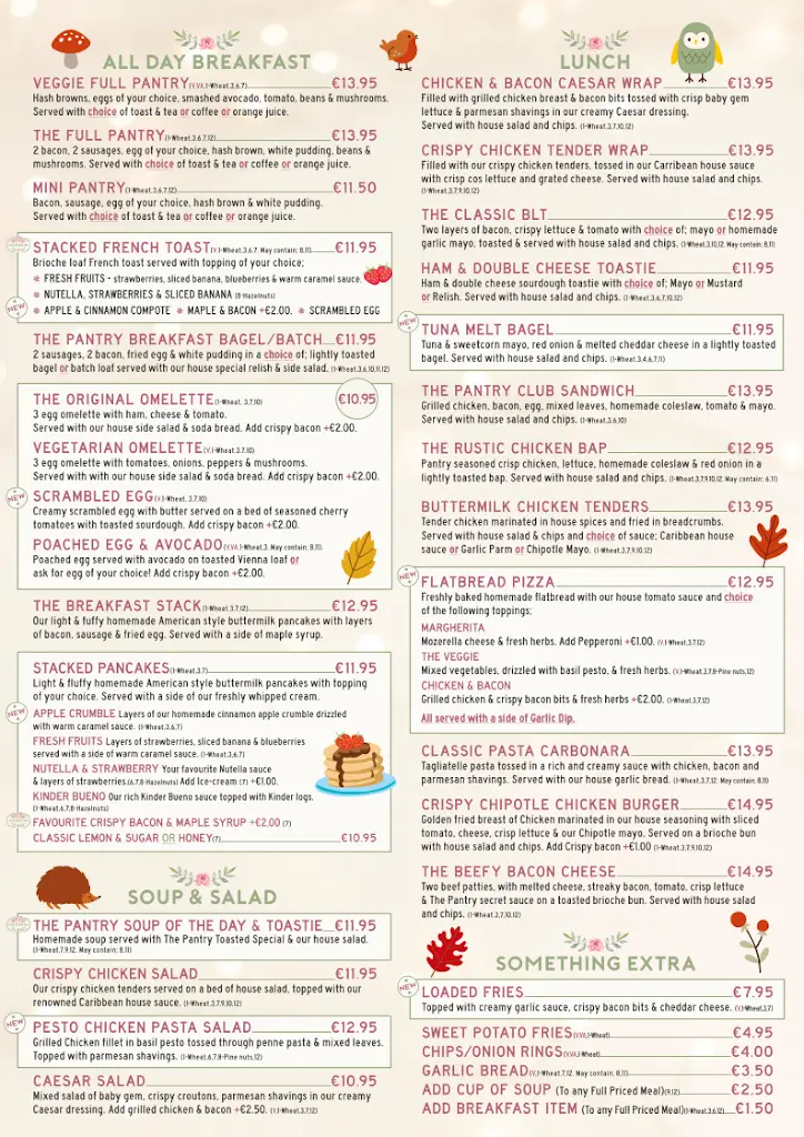 Menu_The Pantry Fermoy_Fermoy_image_1