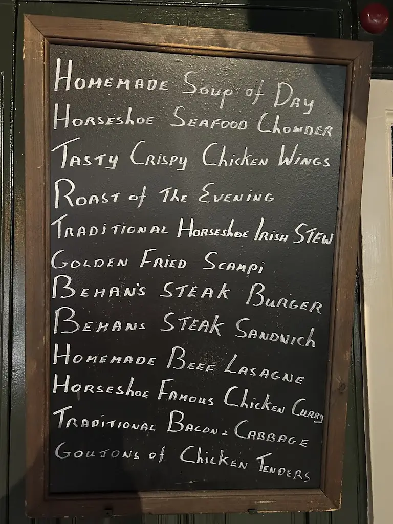 Menu_Horseshoe Bar & Restaurant_Listowel_image_1