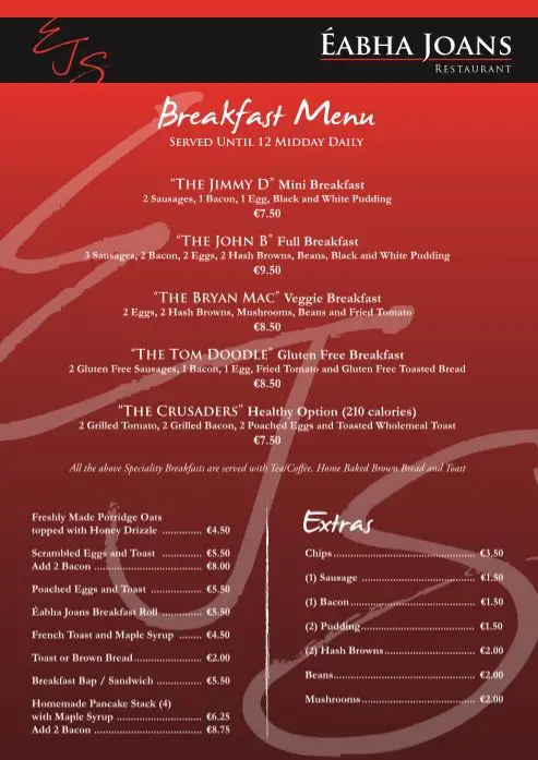 Menu_Éabha Joan's_Listowel_image_2