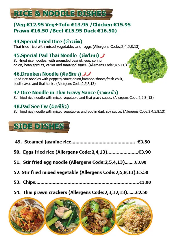 Menu_Pad Thai Restaurant_Listowel_image_1