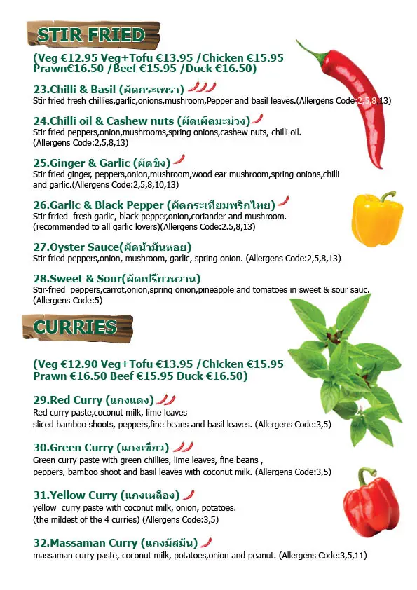Menu_Pad Thai Restaurant_Listowel_image_4