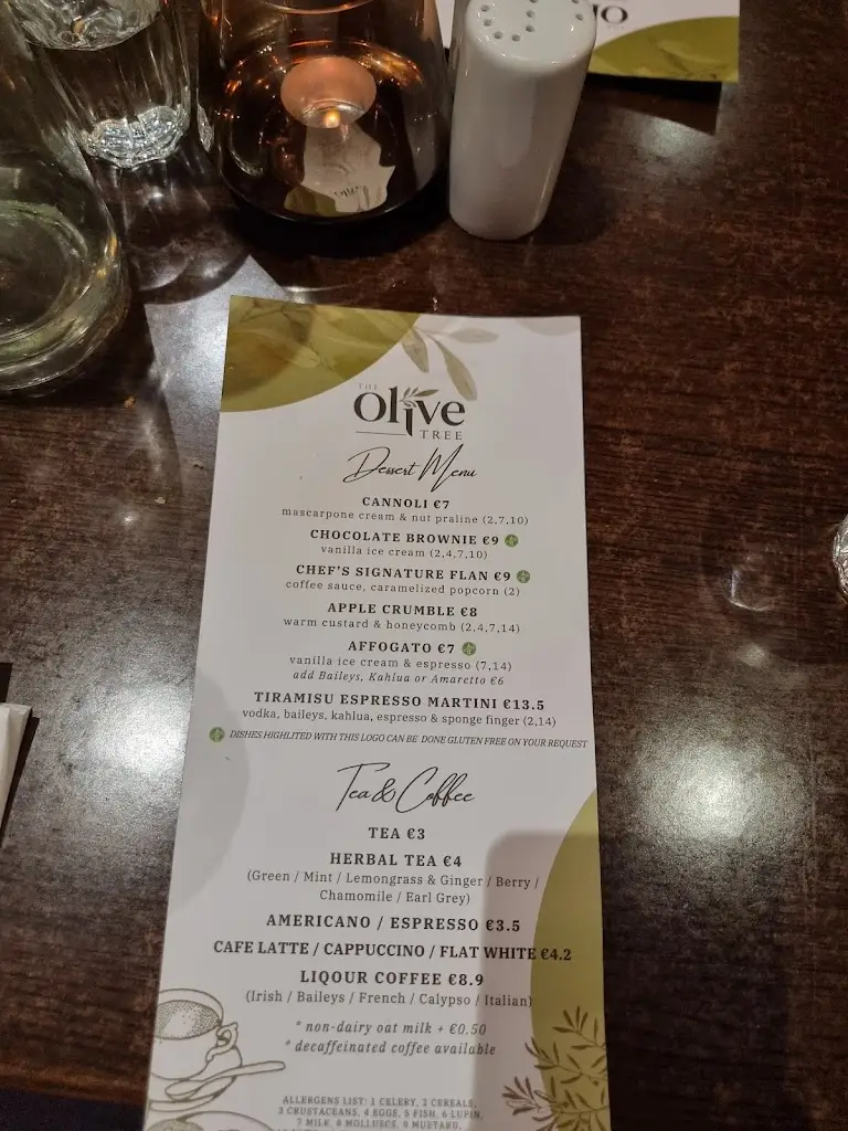 Menu_The Olive Tree Restaurant_Moyross_immagine_3